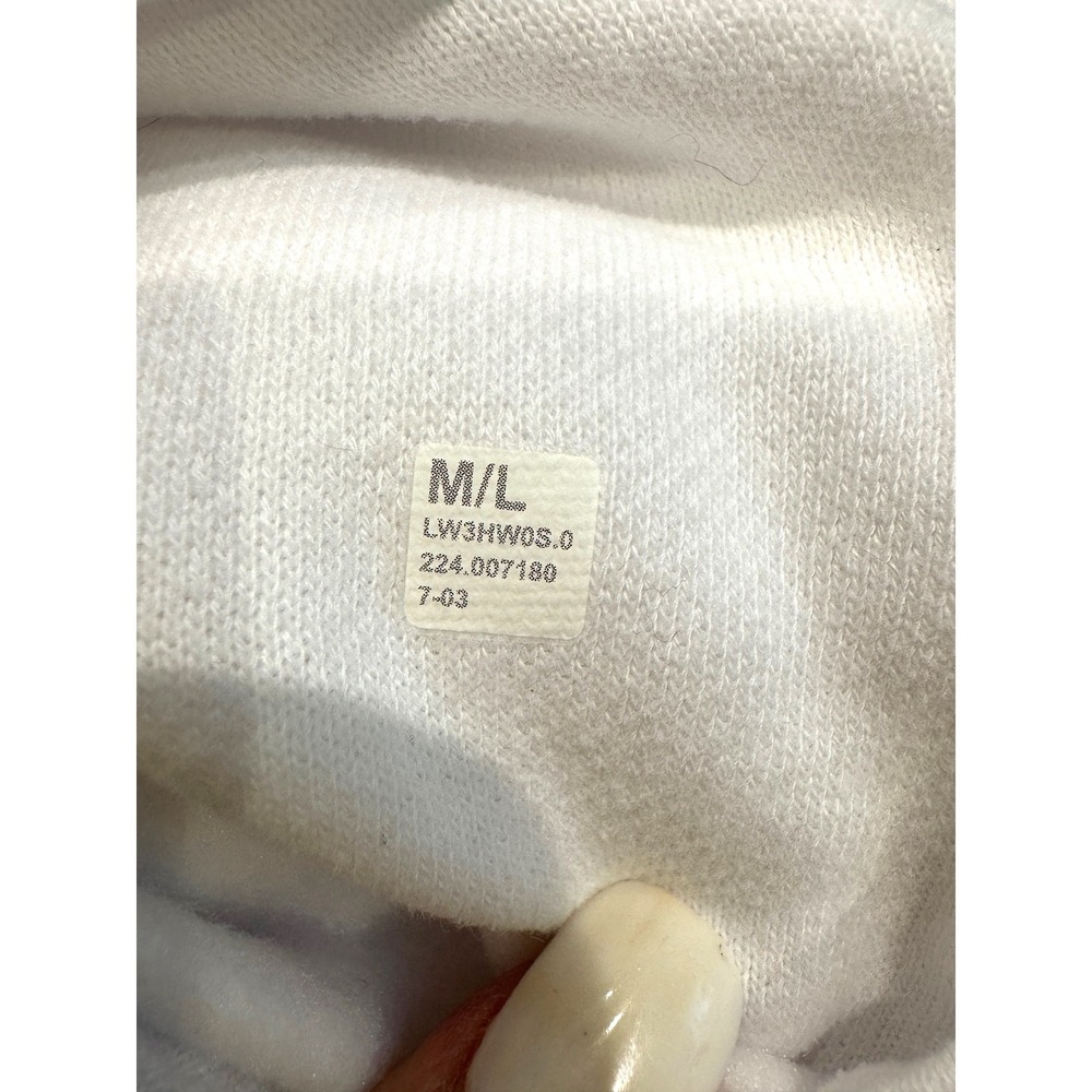 Lululemon Scuba Oversized Half-Zip Hoodie White LW3HW0S M/L Sweatshirt (679) - Picture 4 of 6